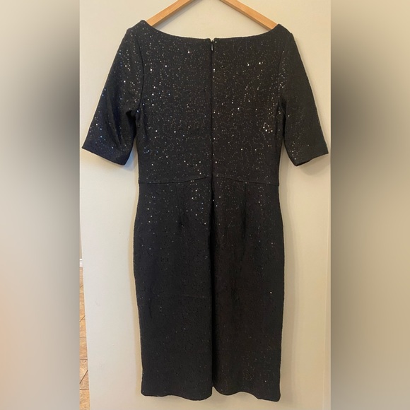 Banana Republic Wool Dress With All Over Sequins Size 10 - Picture 4 of 10